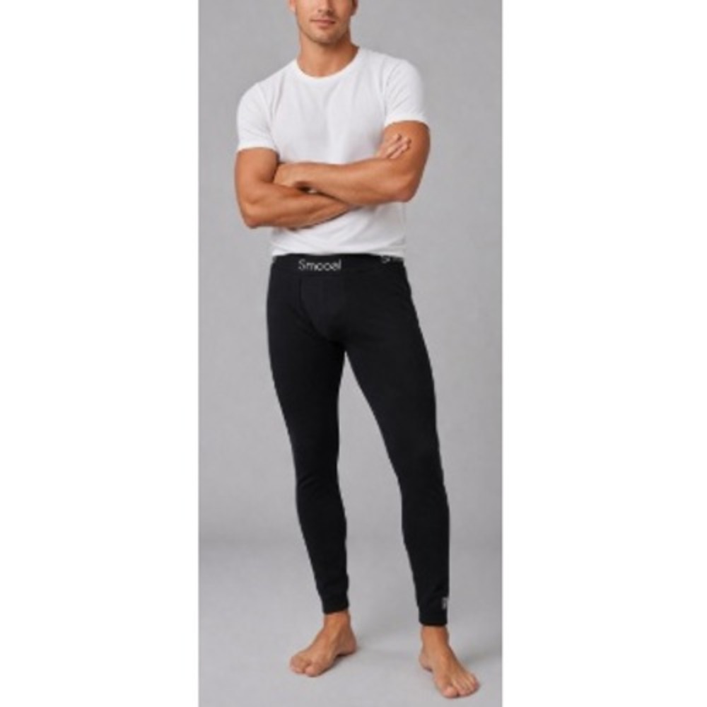 Smartwool Men's Black Classic Thermal Merino Base Layer Bottom Size XS NWT
